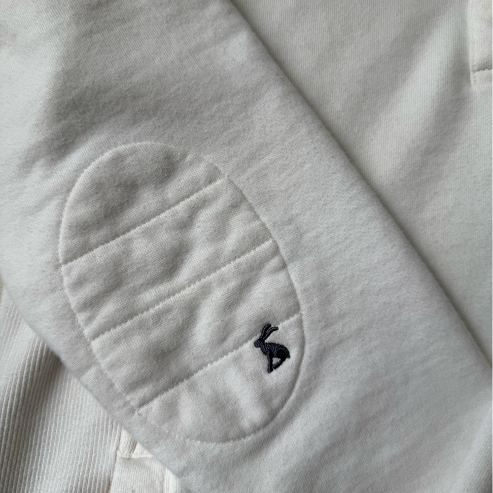 Joules White Sweatshirt with Floral Accents - Picture 2 of 10